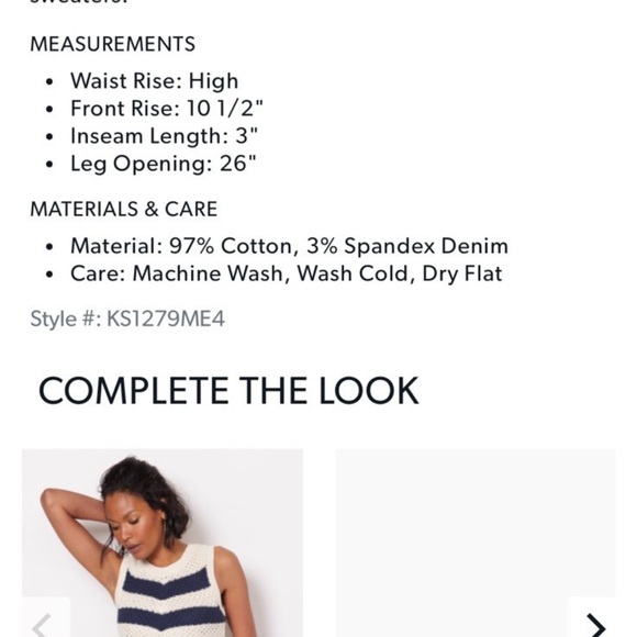 NWT Jane Short by KUT From The Kloth in Ecru Size 10 - Picture 6 of 12